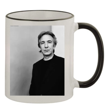 Alan Rickman 11oz Colored Rim & Handle Mug