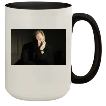 Alan Rickman 15oz Colored Inner & Handle Mug