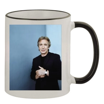 Alan Rickman 11oz Colored Rim & Handle Mug