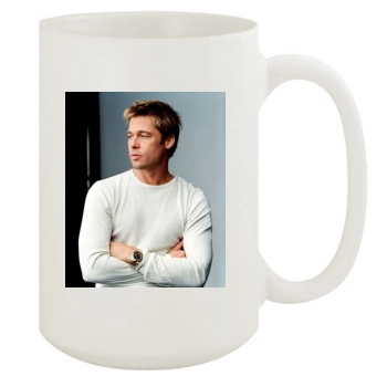 Brad Pitt 15oz White Mug