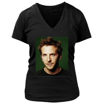 Bradley Cooper Women's Deep V-Neck TShirt