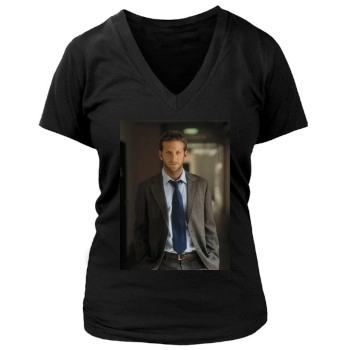 Bradley Cooper Women's Deep V-Neck TShirt