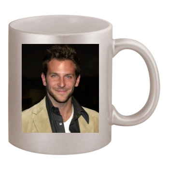 Bradley Cooper 11oz Metallic Silver Mug