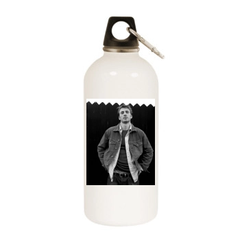 Chris Evans White Water Bottle With Carabiner