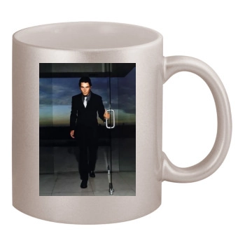 Christian Bale 11oz Metallic Silver Mug