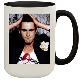 Christian Bale 15oz Colored Inner & Handle Mug