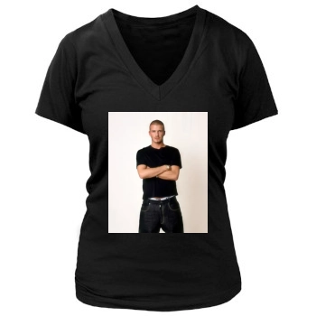 David Beckham Women's Deep V-Neck TShirt