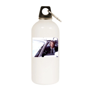 Ian Somerhalder White Water Bottle With Carabiner