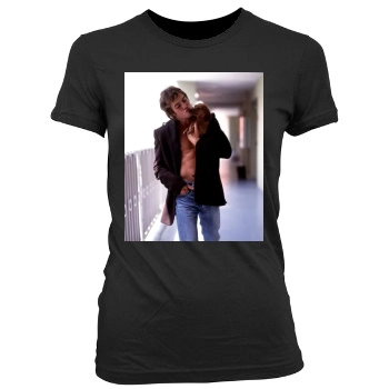 Ian Somerhalder Women's Junior Cut Crewneck T-Shirt