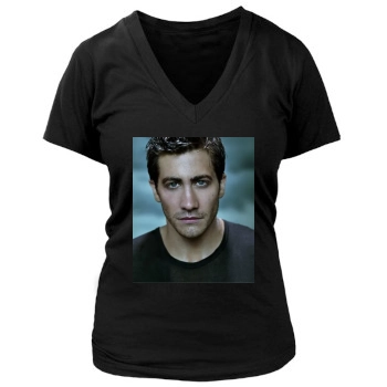 Jake Gyllenhaal Women's Deep V-Neck TShirt