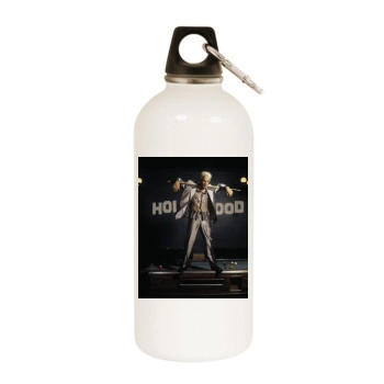 James Marsters White Water Bottle With Carabiner