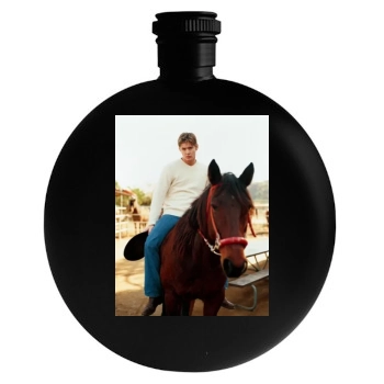 Jensen Ackles Round Flask