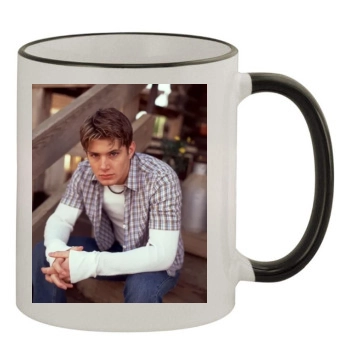 Jensen Ackles 11oz Colored Rim & Handle Mug