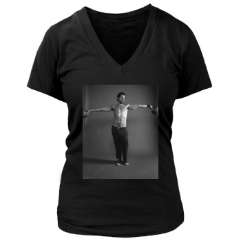 Johnny Knoxville Women's Deep V-Neck TShirt