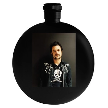 Johnny Knoxville Round Flask