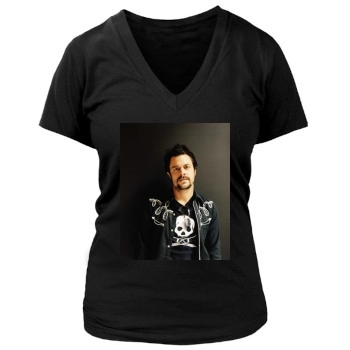 Johnny Knoxville Women's Deep V-Neck TShirt