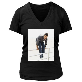 Johnny Knoxville Women's Deep V-Neck TShirt