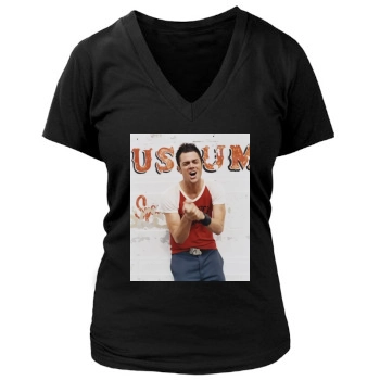 Johnny Knoxville Women's Deep V-Neck TShirt