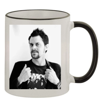 Johnny Knoxville 11oz Colored Rim & Handle Mug