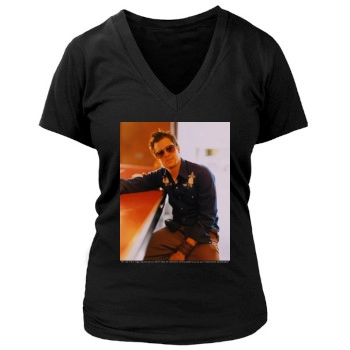Johnny Knoxville Women's Deep V-Neck TShirt