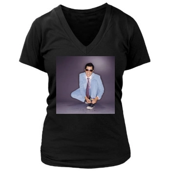 Johnny Knoxville Women's Deep V-Neck TShirt