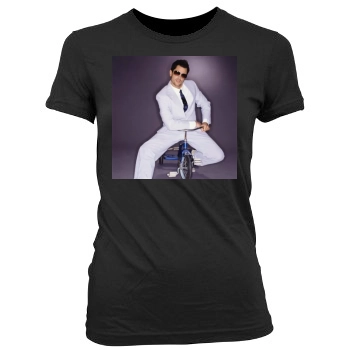 Johnny Knoxville Women's Junior Cut Crewneck T-Shirt