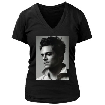 Johnny Knoxville Women's Deep V-Neck TShirt