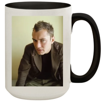 Jude Law 15oz Colored Inner & Handle Mug