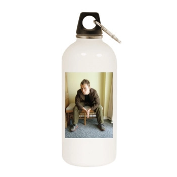 Jude Law White Water Bottle With Carabiner