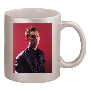 Jude Law 11oz Metallic Silver Mug