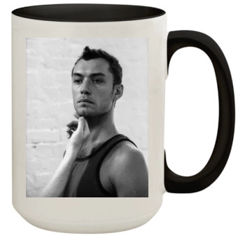 Jude Law 15oz Colored Inner & Handle Mug