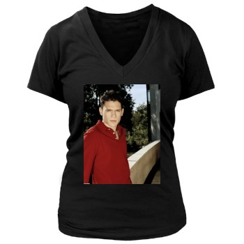 Wentworth Miller Women's Deep V-Neck TShirt