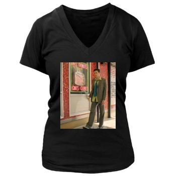 Wentworth Miller Women's Deep V-Neck TShirt