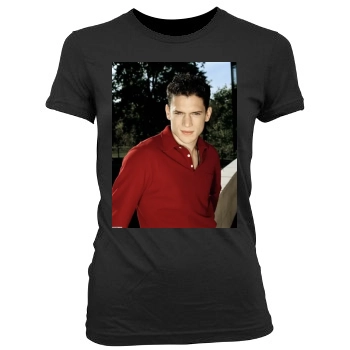 Wentworth Miller Women's Junior Cut Crewneck T-Shirt