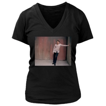 Wentworth Miller Women's Deep V-Neck TShirt