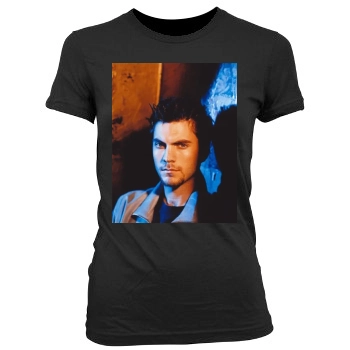 Wes Bentley Women's Junior Cut Crewneck T-Shirt