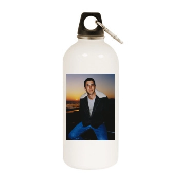 Wes Bentley White Water Bottle With Carabiner