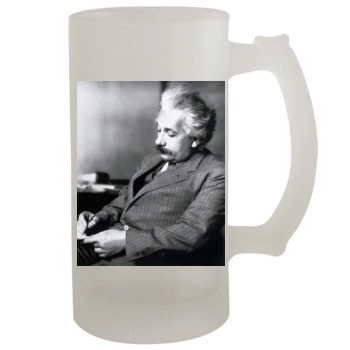 Albert Einstein 16oz Frosted Beer Stein