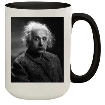 Albert Einstein 15oz Colored Inner & Handle Mug