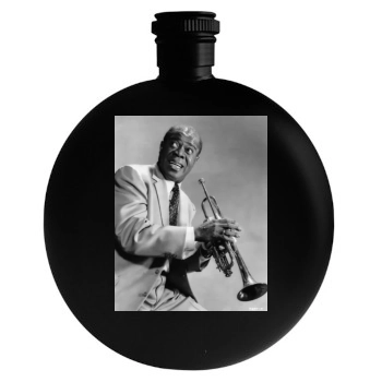 Louis Armstrong Round Flask