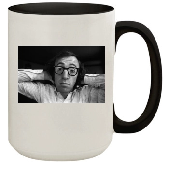 Woody Allen 15oz Colored Inner & Handle Mug