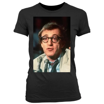 Woody Allen Women's Junior Cut Crewneck T-Shirt