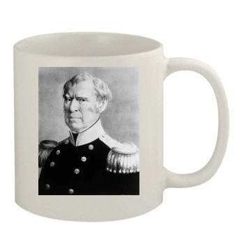 Zachary Taylor 11oz White Mug