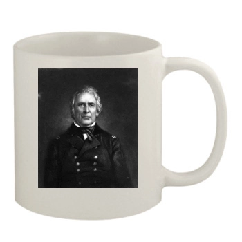 Zachary Taylor 11oz White Mug