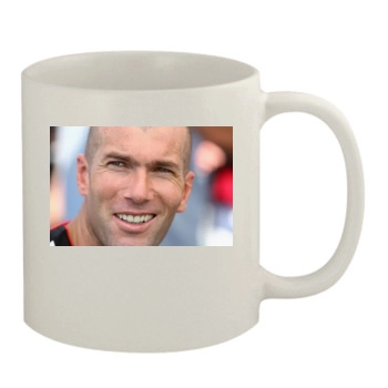 Zinedine Zidane 11oz White Mug