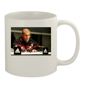 Zinedine Zidane 11oz White Mug