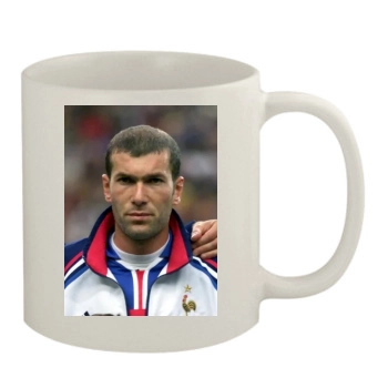 Zinedine Zidane 11oz White Mug