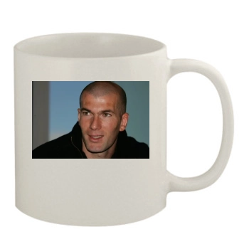 Zinedine Zidane 11oz White Mug