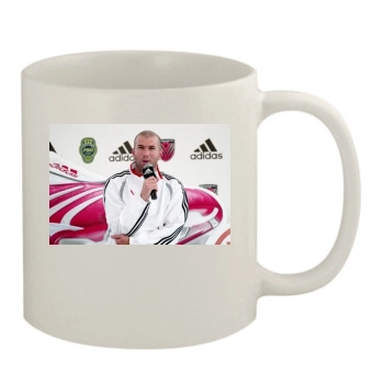 Zinedine Zidane 11oz White Mug