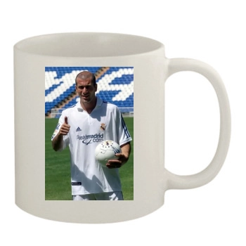 Zinedine Zidane 11oz White Mug